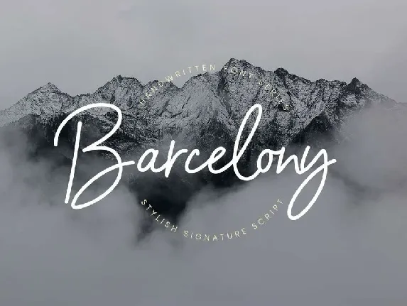 Barcelony Signature Script font