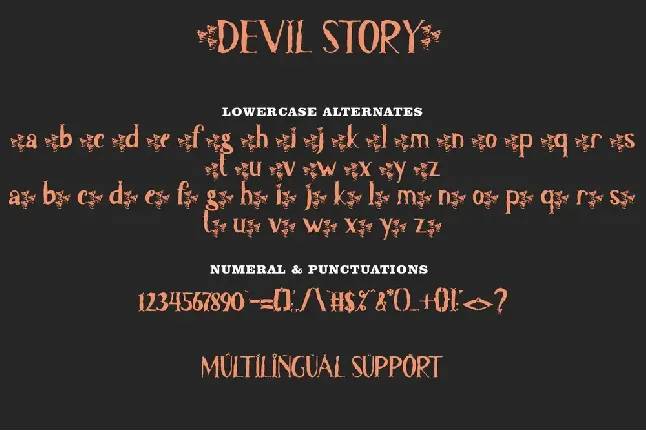 Devil Story font