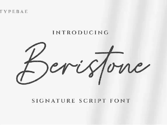 Beristone font