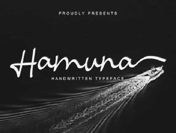 Hamuna Handwritten font