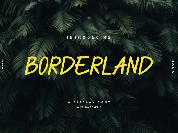 Borderland font