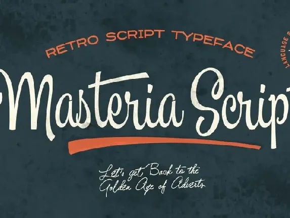 Masteria Calligraphy font