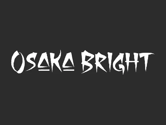 Osaka Bright font