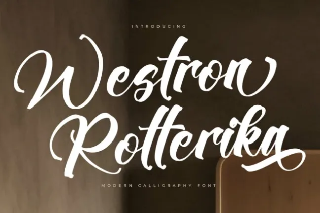 Westron Rotterika font