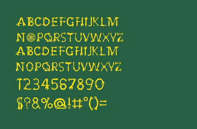 Hand Tool font