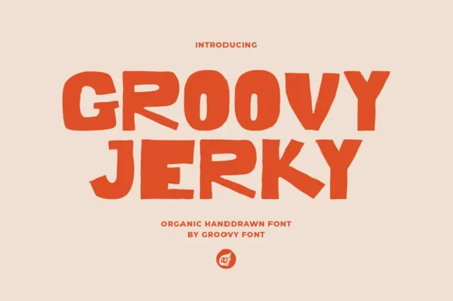 Groovy Jerky Display font