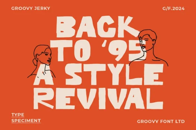 Groovy Jerky Display font