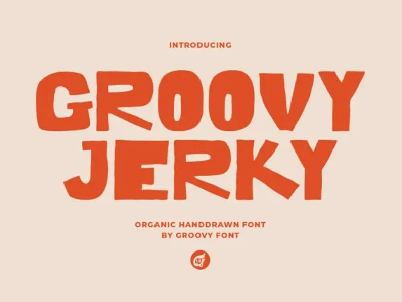 Groovy Jerky Display font