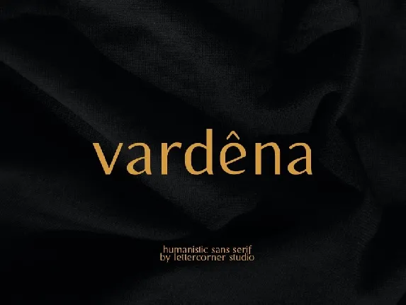 Vardena font