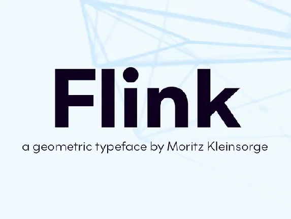 Flink Family font