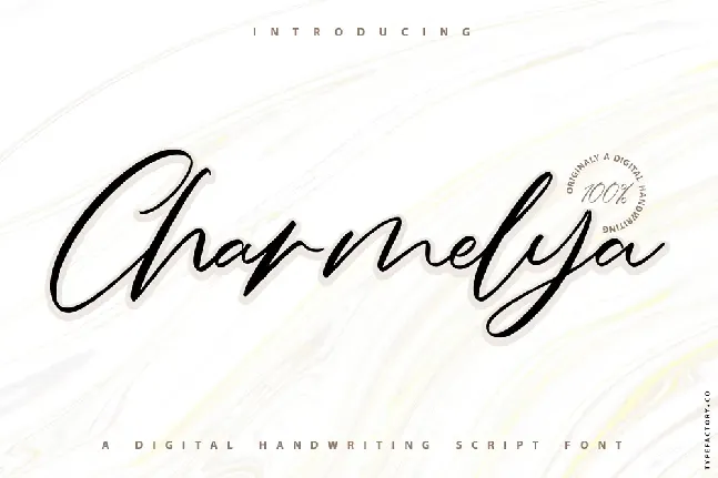 Charmelya Script font