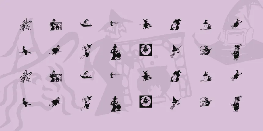 KR Oh Witchy Poo! font