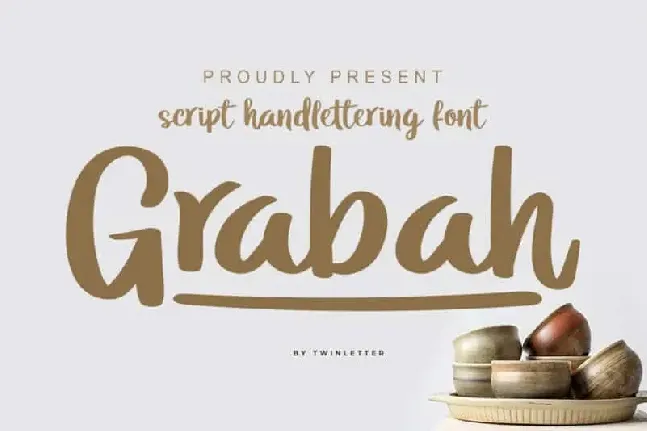 Grabah Script font