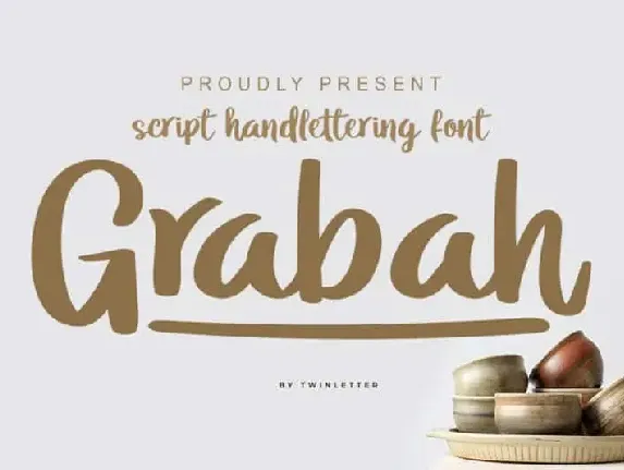 Grabah Script font