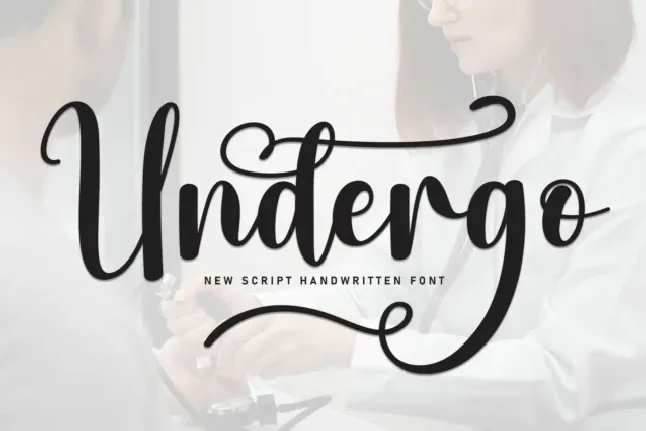 Undergo font