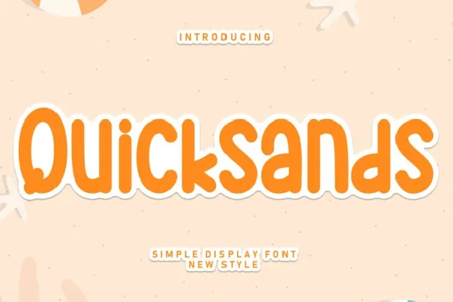 Quicksands Display font