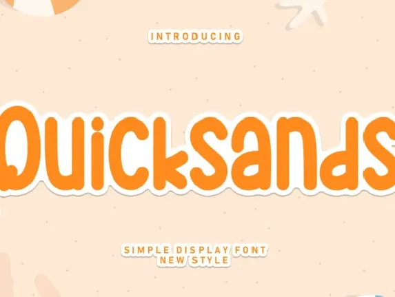 Quicksands Display font