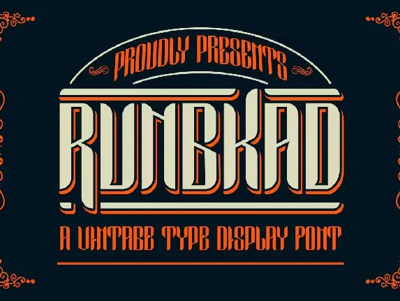 Rungkad font