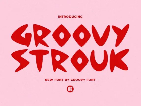 Groovy Strouk Display font