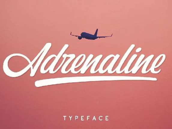 Adrenaline Script Typeface font