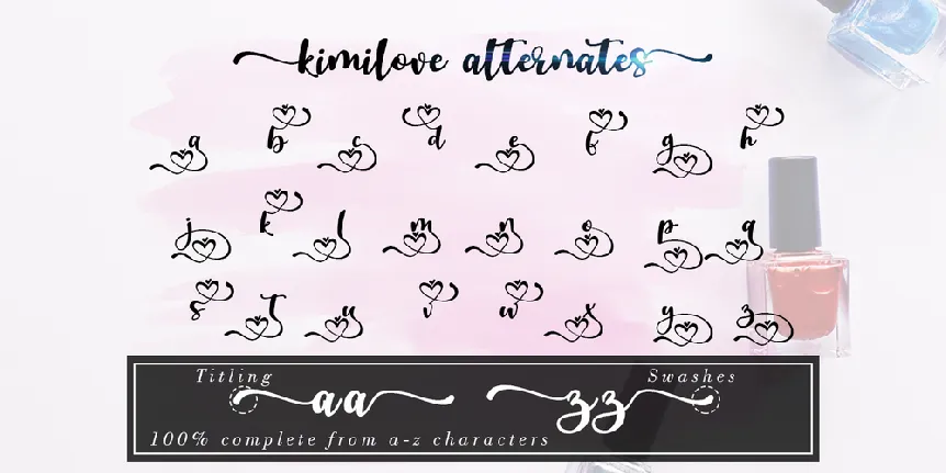 Kimilove font