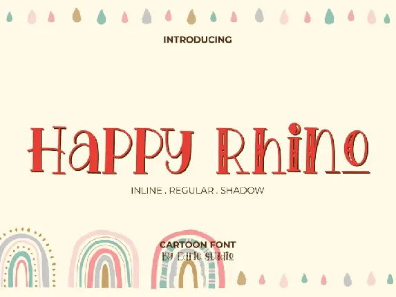 Happy Rhino Demo font