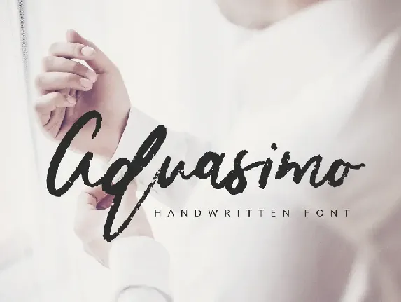 Aquasimo font