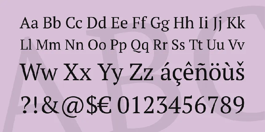 PT Serif font