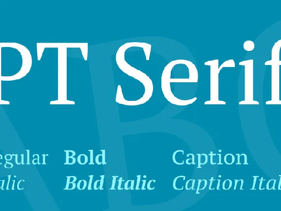 PT Serif font