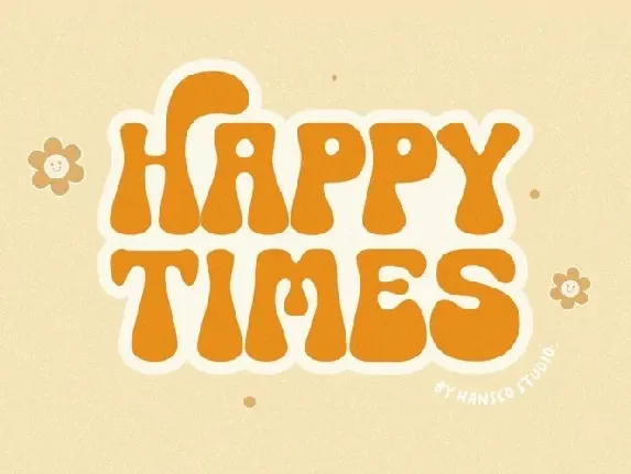 Happy Times font