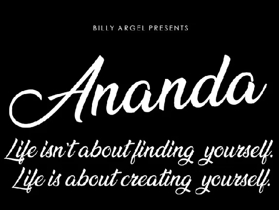 Ananda font