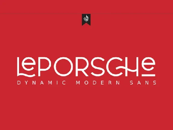 Le Porsche Sans font