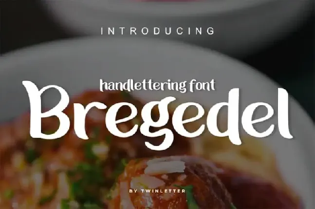 Bregedel Handwritten font