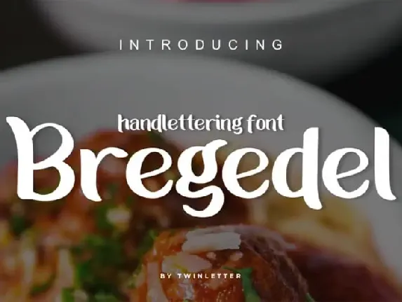 Bregedel Handwritten font