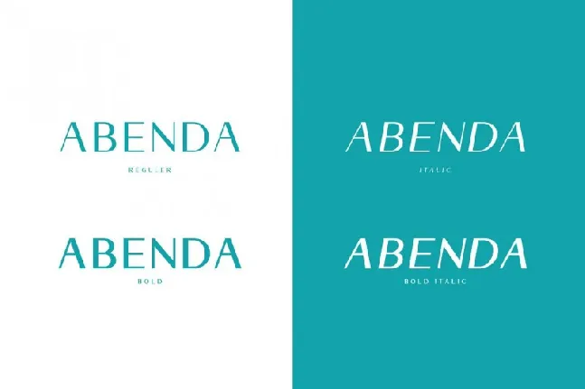 Abenda – Elegant Sans font