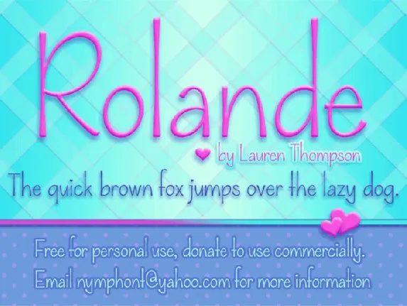 Rolande font