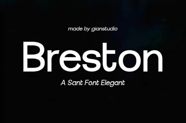 Breston font