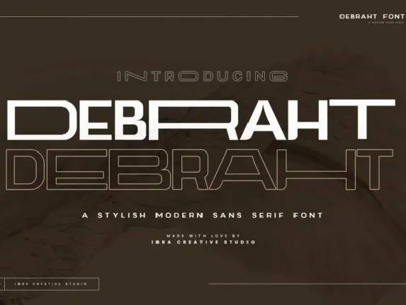 Debraht font