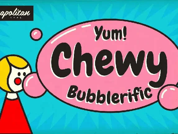 Chewy Pro Free font