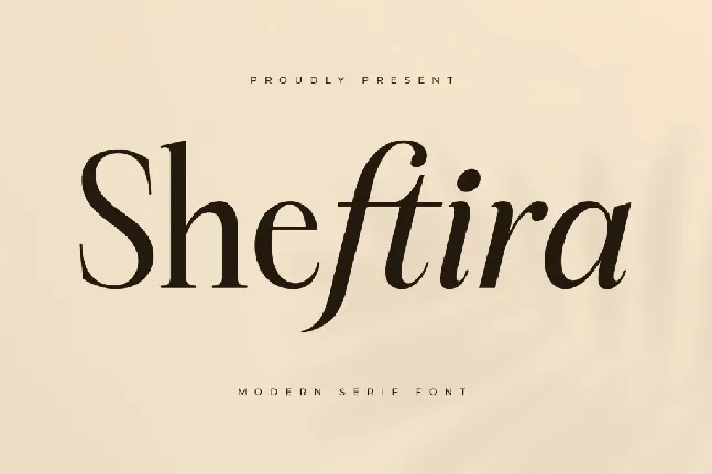 Sheftira DEMO VERSION font