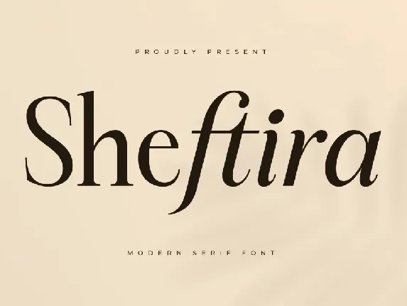 Sheftira DEMO VERSION font