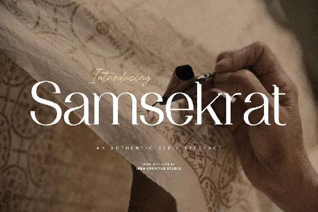 Samsekrat font