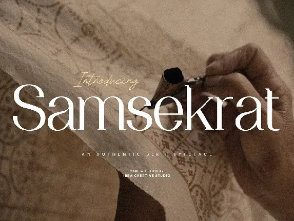 Samsekrat font