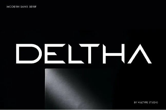 Deltha font