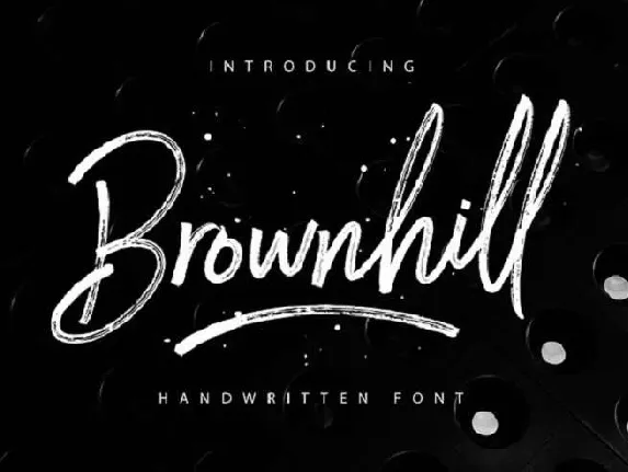 Brownhill font