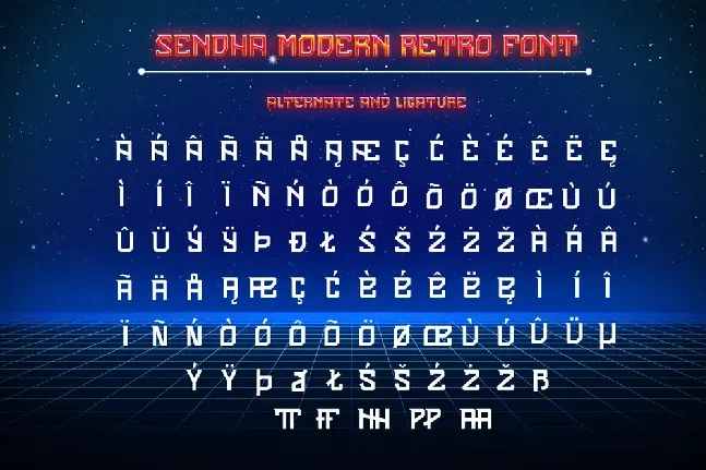 Sendha Free Trial font