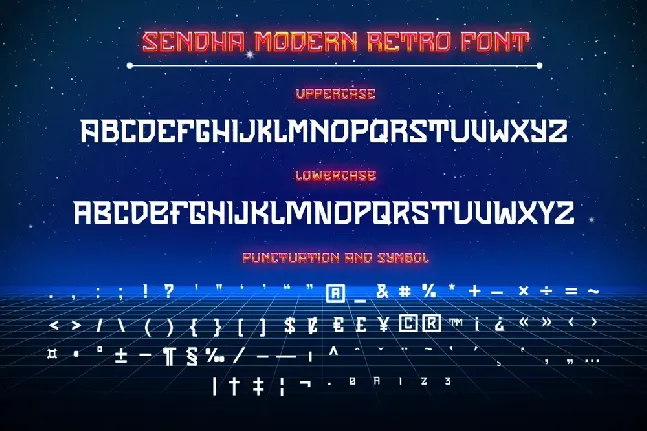 Sendha Free Trial font