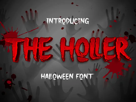 The Holler font