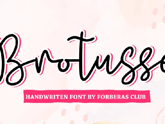 Brotusse font