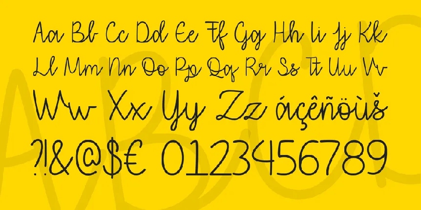 that i love you font